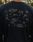 M's Kauai Map Longsleeve tee