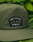 Surf Around 5 Panel Unstructured Snapback