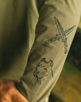 M's Leaping Boar Longsleeve Tee