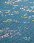 Kauai Map Kitchen Towel