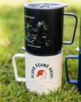 Kauai Map Camp Mug - Black
