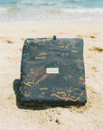 Kauai Map / Camo Beach Blanket