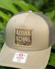 Guava Camo Box Logo Richardson Structured Trucker