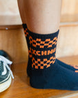 Check Yo Self Youth Socks