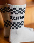 Check Yo Self Youth Socks