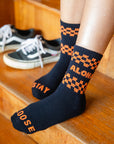 Check Yo Self Youth Socks