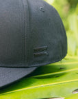 Box Logo Structured Snapback - Black
