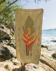 Tropical Heliconia Quick Dry Towel