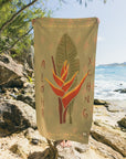 Tropical Heliconia Quick Dry Towel