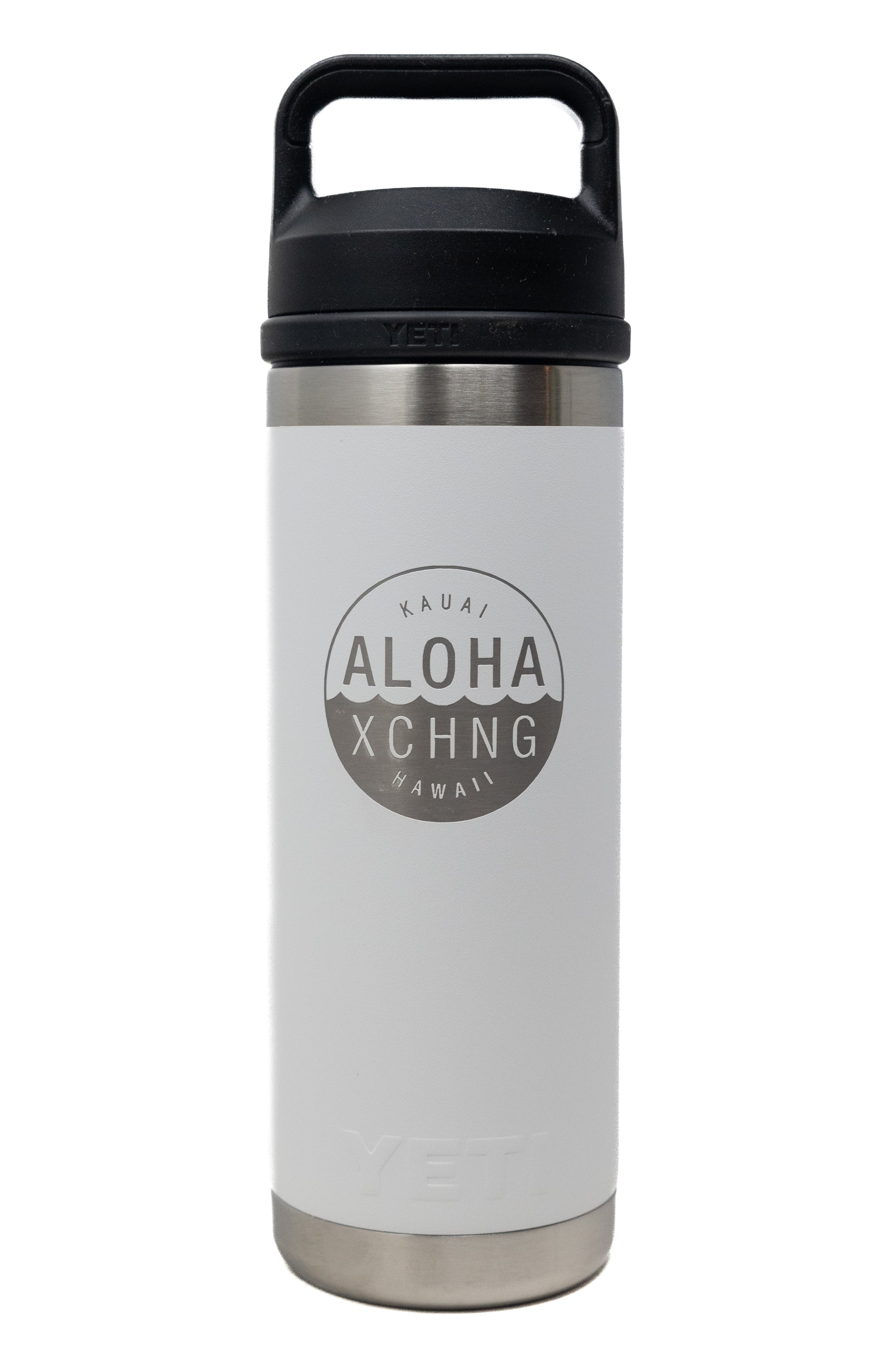 Shop Logo Yeti 18oz Water Bottle – Aloha Exchange