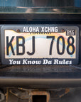 You Know Da Rules License Plate Cover