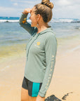 W's Puakenikeni Double Shaka Sun Blocka UV Hoodie