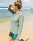 W's Puakenikeni Double Shaka Sun Blocka UV Hoodie