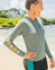 W's Puakenikeni Double Shaka Sun Blocka UV Hoodie