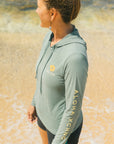 W's Puakenikeni Double Shaka Sun Blocka UV Hoodie
