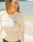 W's Hau Hibiscus Double Shaka Sun Blocka UV Hoodie