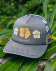 Hibiscus Blooms Foam Trucker