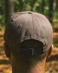I'iwi Embroidered 5 Panel Unstructured Hat - Brown