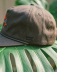 I'iwi Embroidered 5 Panel Unstructured Hat - Brown