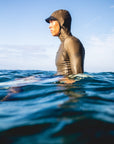 Double Shaka Sun Blocka L/S Surf Hood - Dark Olive