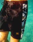 M's Side Pali Boardshort Board - Black / Nene Camo