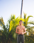 M's Side Pali Boardshort - Dark Olive / Mini Stripe