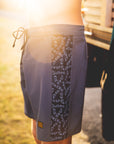 M's Side Pali Boardshort - Dark Grey/ Broke Board