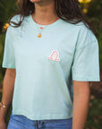 W's Rainbow Doodles Cropped Boxy Tee