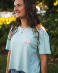 W's Rainbow Doodles Cropped Boxy Tee