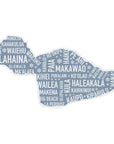 Island Map Stickers
