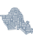 Island Map Stickers
