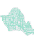 Island Map Stickers