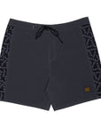 M's Side Pali Boardshort - Dark Grey/ Broke Board