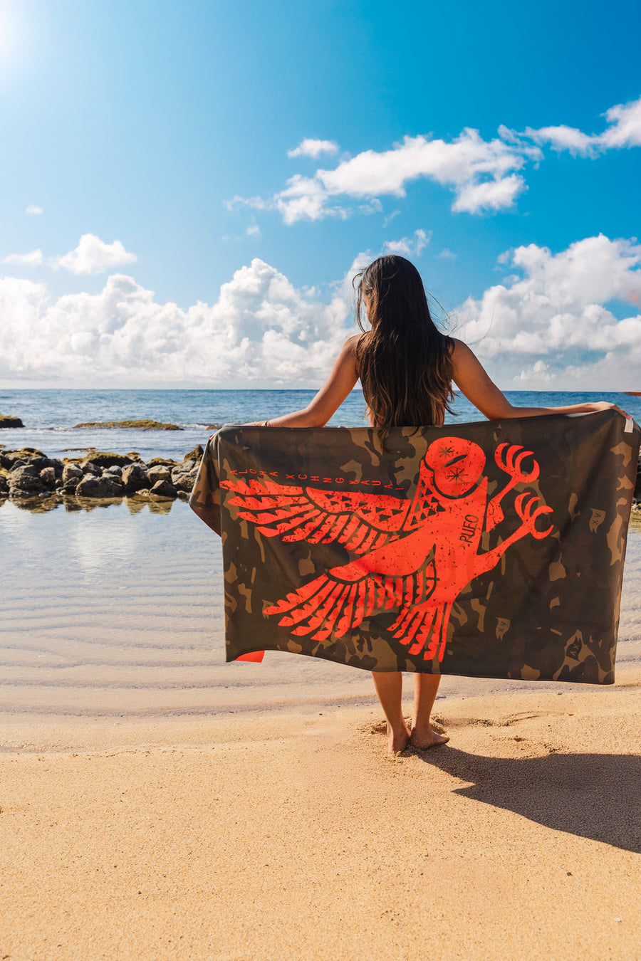 Pueo Camo Quick Dry Kine Towel