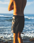 M's Side Pali Boardshort Board - Black / Nene Camo