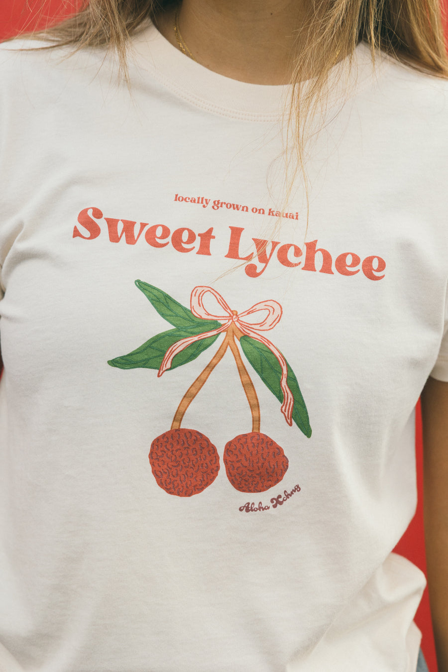 W's Sweet Lychee Mid Length Tee