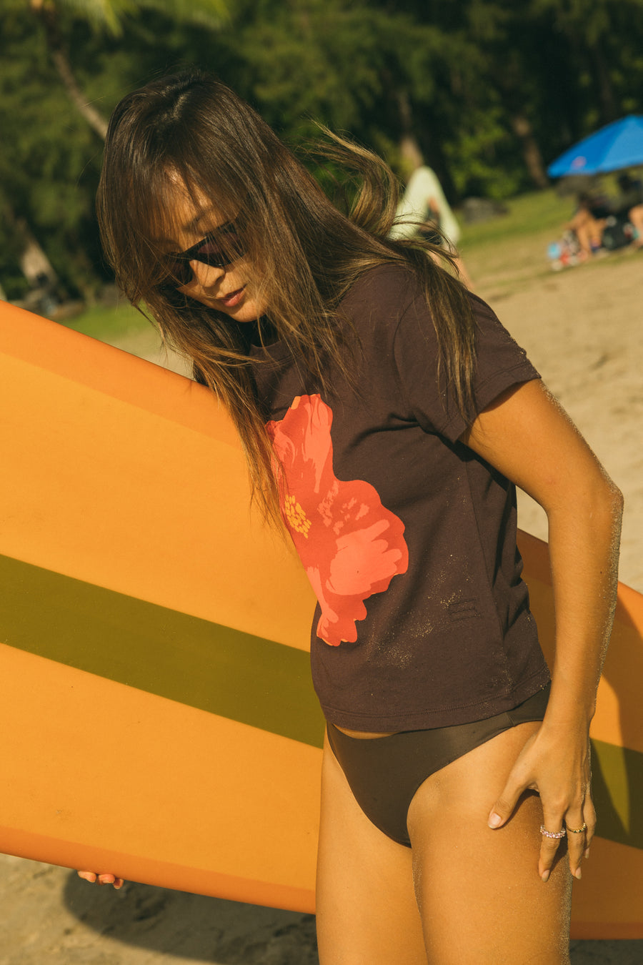 W's Pua Pop Mid Length Tee