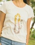 W's Hapa Lei Scoop Tee