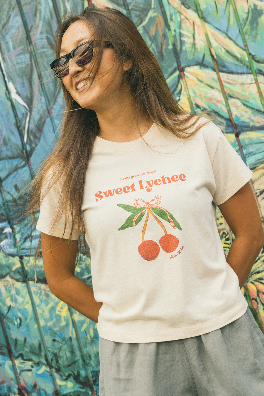 W's Sweet Lychee Mid Length Tee