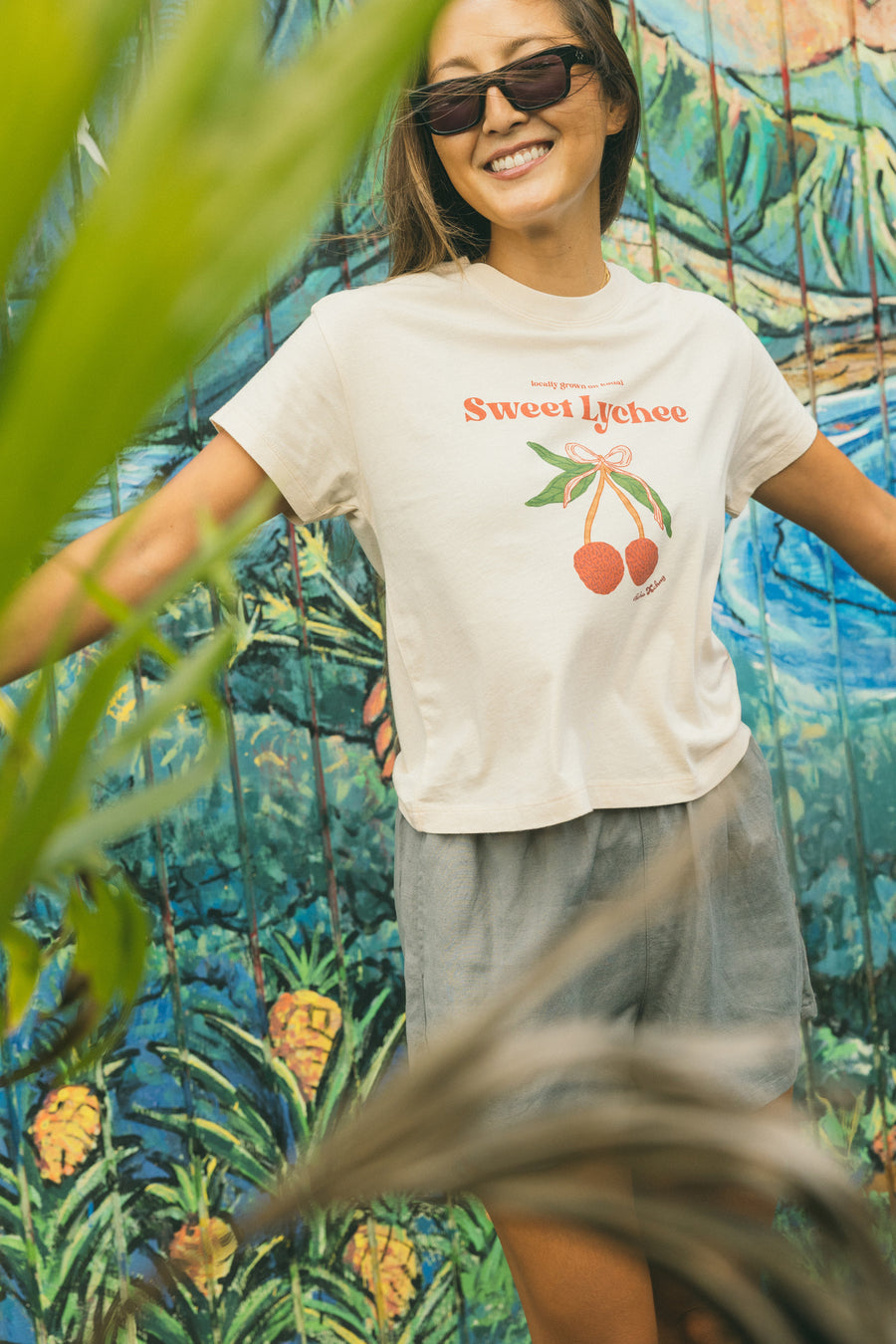 W's Sweet Lychee Mid Length Tee