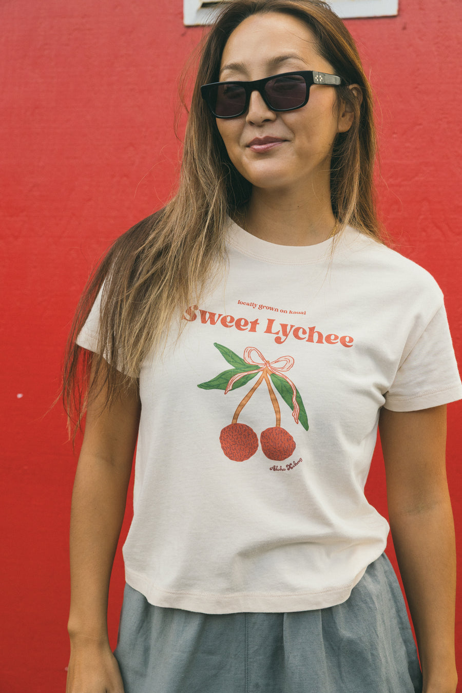 W's Sweet Lychee Mid Length Tee