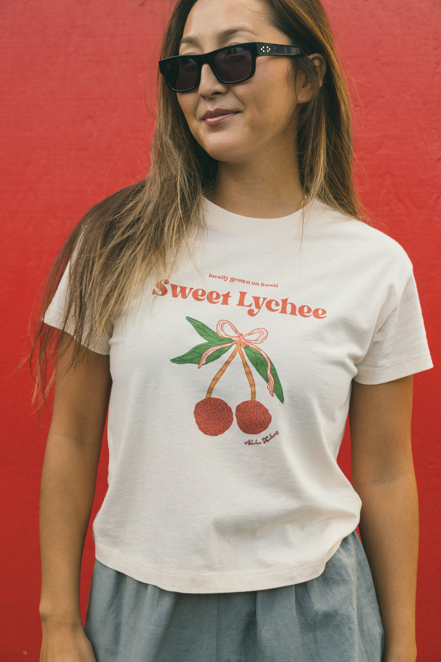 W's Sweet Lychee Mid Length Tee