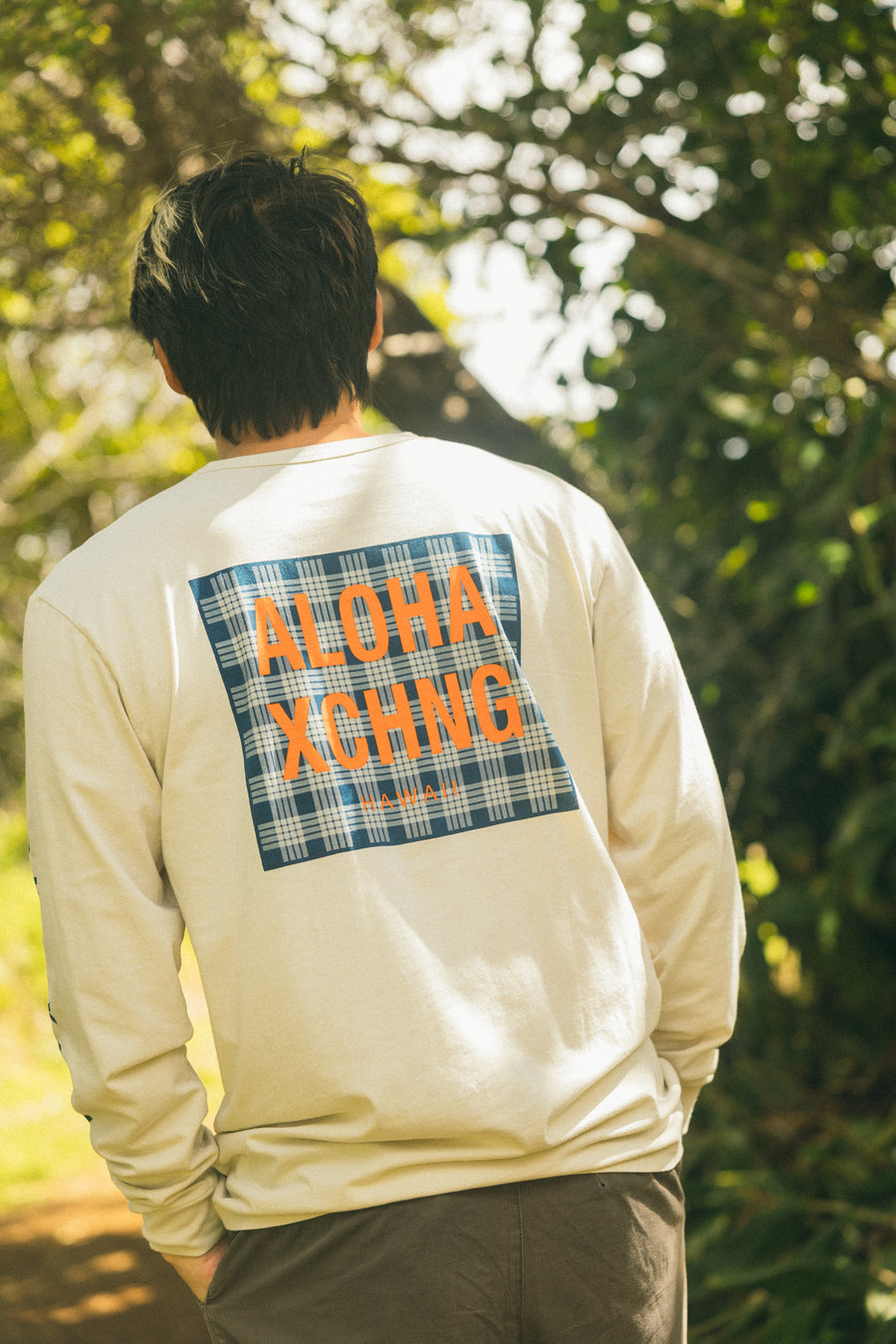 M's Palaka Longsleeve Pocket Tee