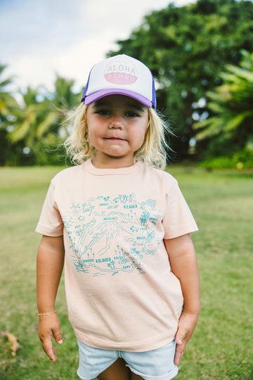 Kauai Map Youth Tee