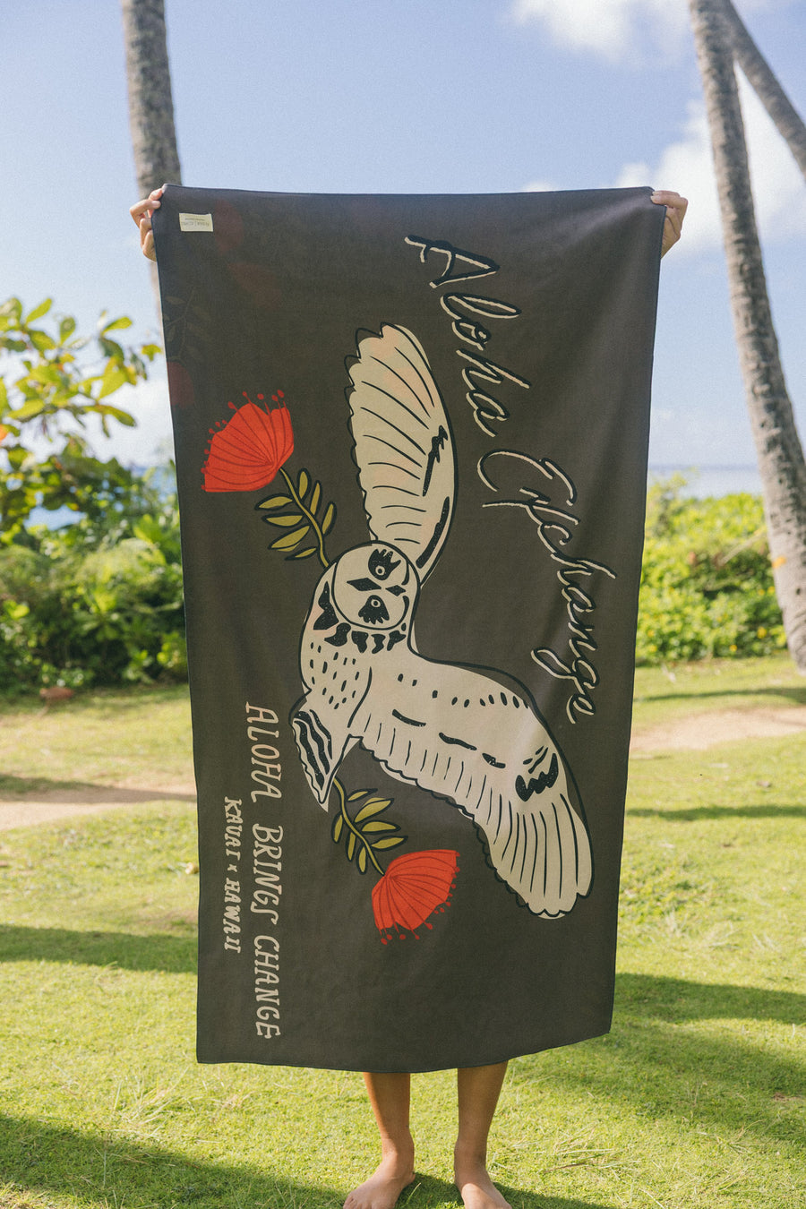 Flying Pueo Quick Dry Kine Towel