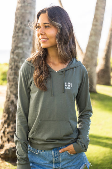 W's Kauai Map Lightweight Hoodie