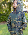 Camo Boar Youth Pullover Hoodie