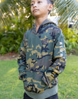 Camo Boar Youth Pullover Hoodie