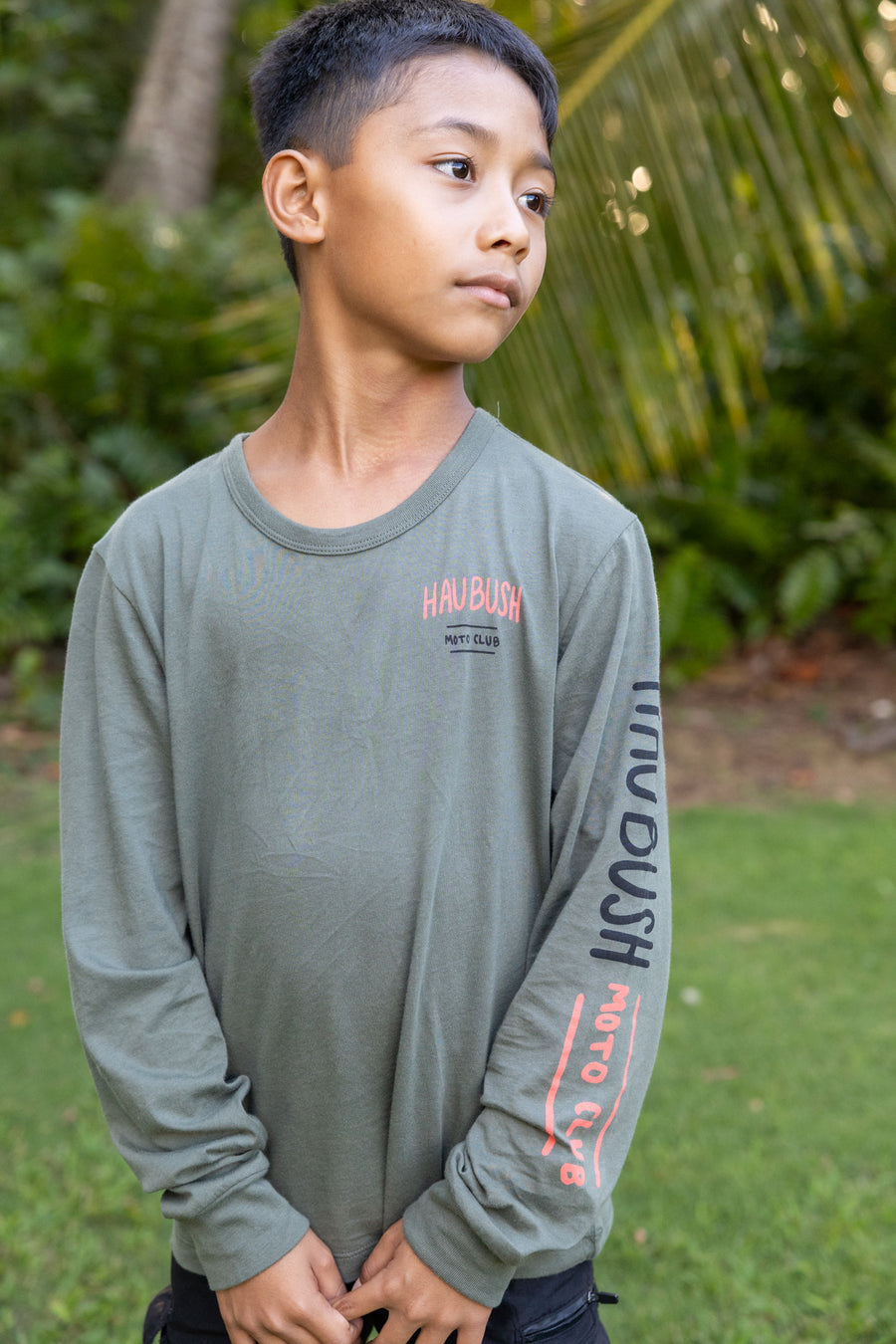 Hau Bush Moto Club Youth Longsleeve Tee