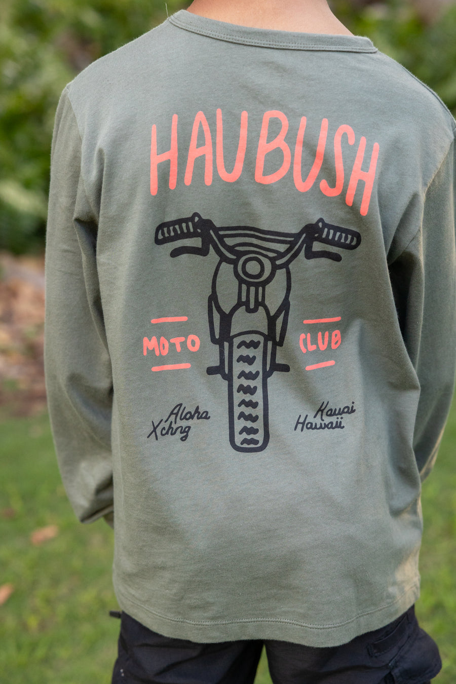 Hau Bush Moto Club Youth Longsleeve Tee